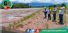 Medidas preventivas en río Aguaytía: Autoridades trabajan en protección contra desbordes y erosiones