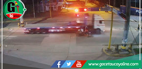 Central de videoviligancia alertó de lamentable accidente ocurrido en Av. Centenario con Aviación