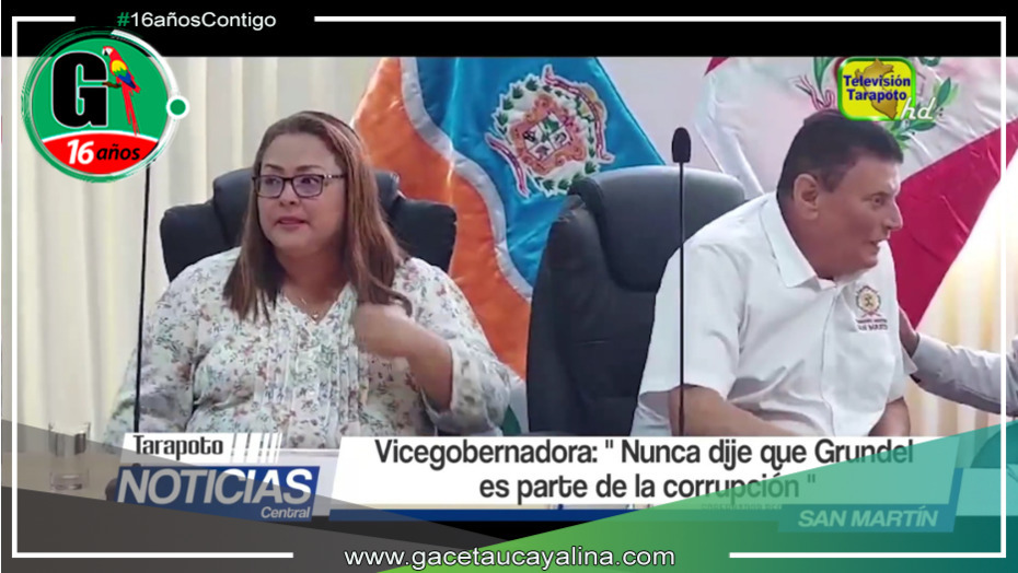 Vicegobernadora se defiende: "Jamás afirmé que Grundel esté involucrado en corrupción"