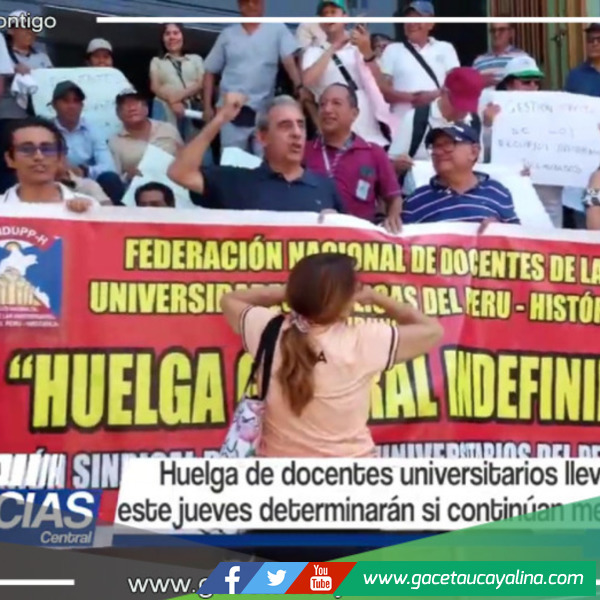 Huelga de docentes universitarios alcanza los 42 días