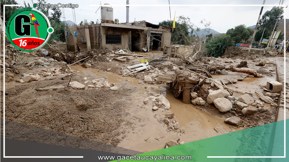Se extienden lluvias en 362 distritos pueden ocurrir huaicos y derrumbes