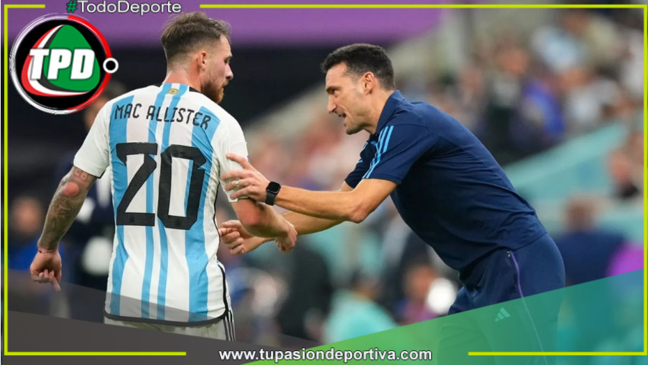 Alexis Mac Allister y el llamativo mensaje de Lionel Scaloni tras Brasil-Argentina en el Maracaná