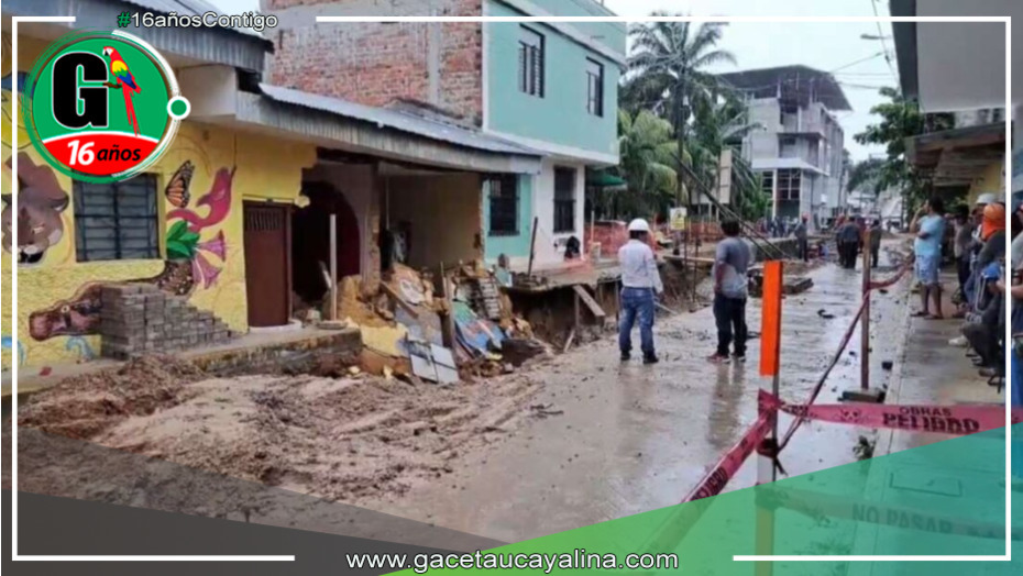 Nueva caída de pared por obras del Colector Perú desata temor entre vecinos