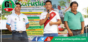 Alcalde Rodolfo Lovo Tello impulsa campeonatos de comunidades shipibas y campesinas