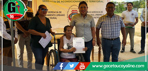 MDY entrega más de 300 constancias de posesión a pobladores de los AA.HH. 7  de febrero y 22 de enero del Bicentenario 