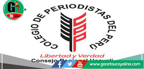 Nuevo Consejo Directivo del Colegio de Periodistas de Ucayali Recibirá Credenciales 