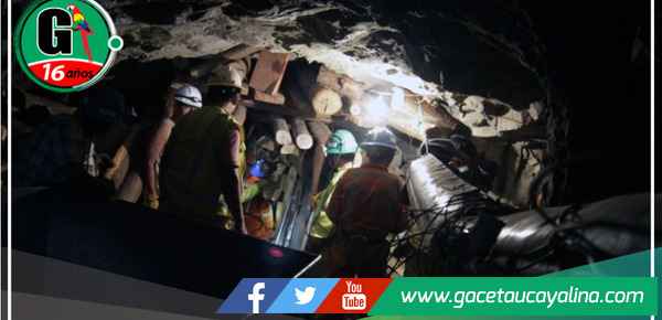 Muerte a causa de un derrumbe en un socavón minero