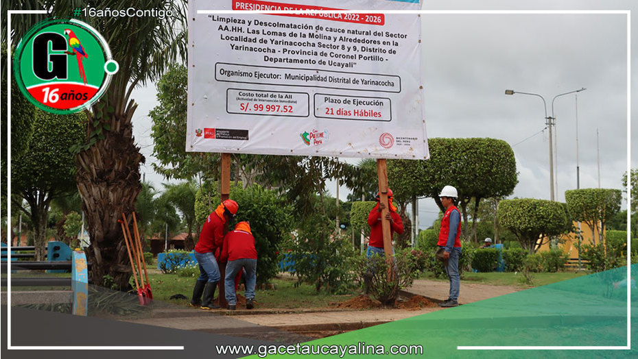 Alcaldesa de Yarinacocha apertura programa Llamkasun en A. H. Las Lomas de la Molina y alrededores