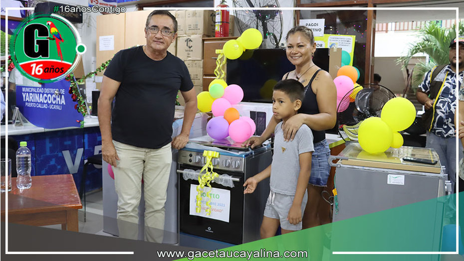 Se sortearon premios para contribuyentes puntuales en Yarinacocha