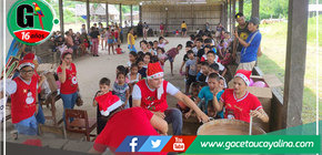 Alcalde Rodolfo Lovo Tello Ilumina Corazones con Chocolate y Juguetes en Ucayali