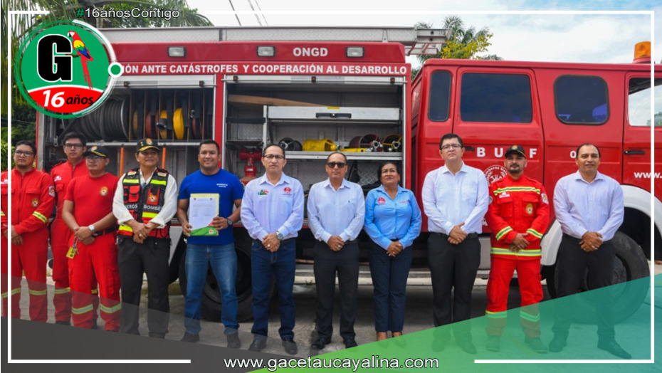 Gobierno Regional de Loreto fortalece cuerpo de bomberos