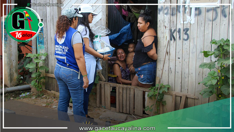 Municipio de Manantay entrega alimentos a niños con anemia en programa liderado por el alcalde Roger Galán Torres