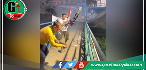 Seguidores de Alberto Fujimori festejan con bombardas en Morales tras su liberación