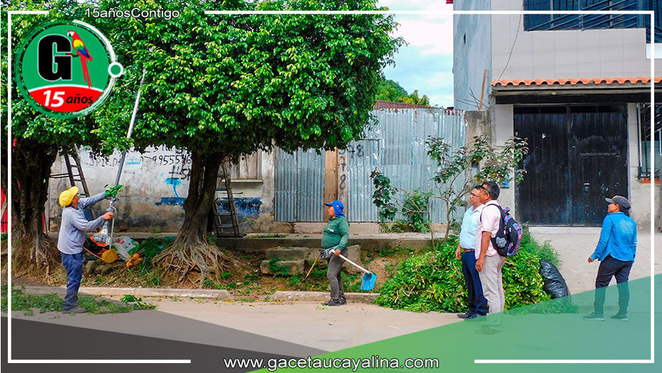 Municipalidad de Manantay adquiere maquinaria para arreglo de parques y jardines