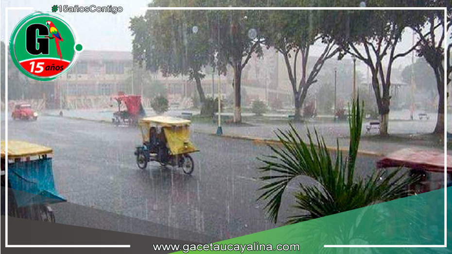 Lluvias moderadas a fuertes en la Selva norte y centro desde hoy