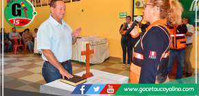 Alcalde de Atalaya juramenta como presidente de la plataforma provincial de defensa civil