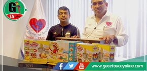 Municipalidad distrital de Capelo recibió una donación de juguetes para su comunidad