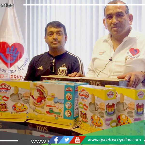 Municipalidad distrital de Capelo recibió una donación de juguetes para su comunidad