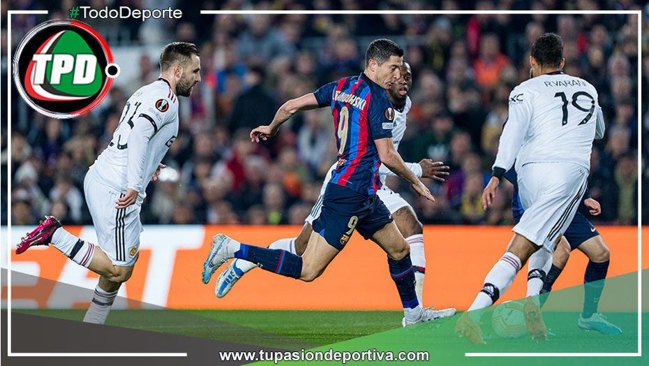 Barcelona empató 2-2 con Manchester United por los play-offs de la Europa League