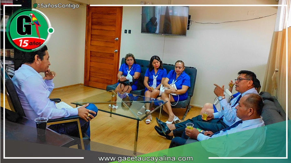 Alcalde de Manantay se reunió con el director del Cetpro Cesar Vallejo