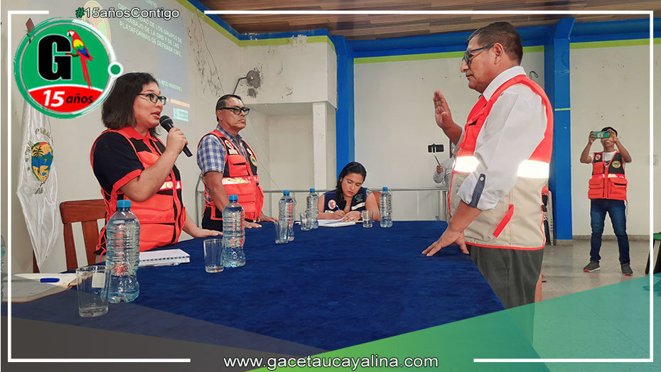 En Contamana juramentó la Plataforma Provincial de Defensa Civil