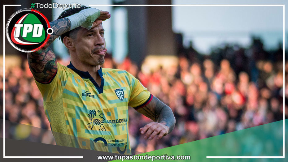 Gianluca Lapadula anotó golazo con el Cagliari ante Bari por la Serie B