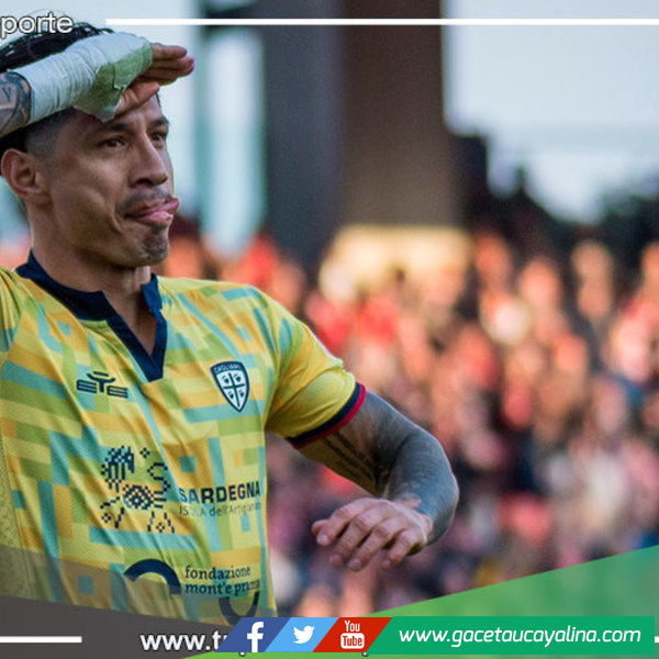 Gianluca Lapadula anotó golazo con el Cagliari ante Bari por la Serie B