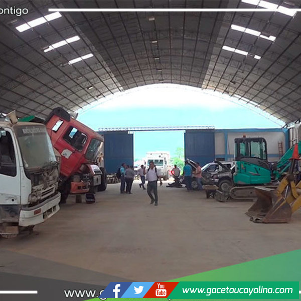 Gerencia de Servicios Públicos de Manantay habilita vehículos y maquinarias