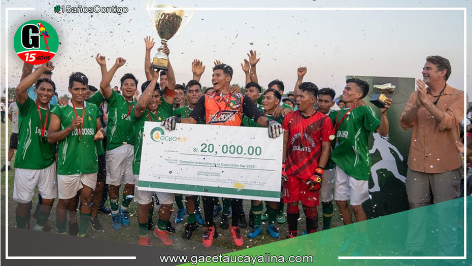Ocho sur reafirma su compromiso con el deporte en Ucayali