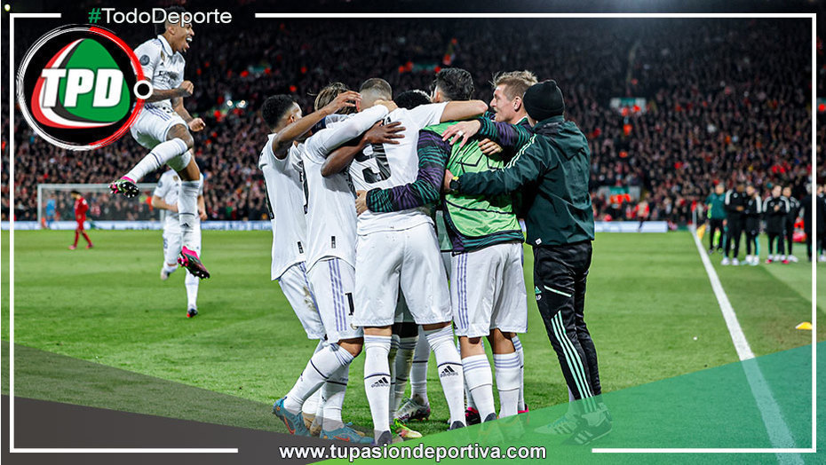 El Merengue, que perdía 2-0, revirtió el marcador y se impuso por 5-2 ante los Reds en Anfield