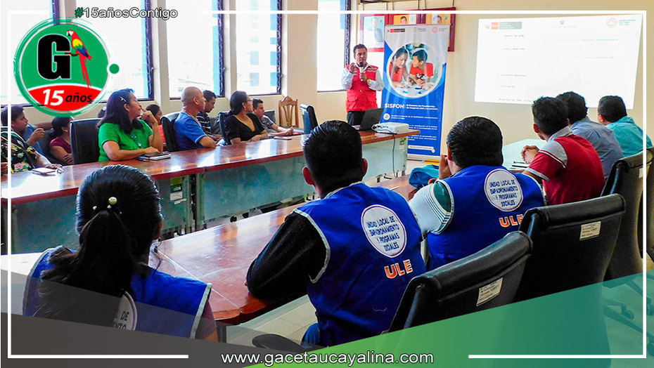 Municipalidad de Manantay desarrolló capacitación para los equipos del SISFOH