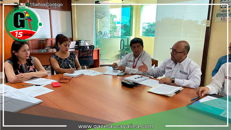 Otass articula esfuerzos con municipio provincial para mejorar servicios de saneamiento en Pucallpa