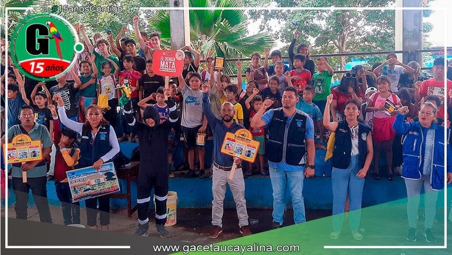 Municipalidad de Manantay participó en charla de prevención del dengue