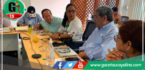 Alcalde de Atalaya participó en reunión con funcionarios de Electro Ucayali en Pucallpa