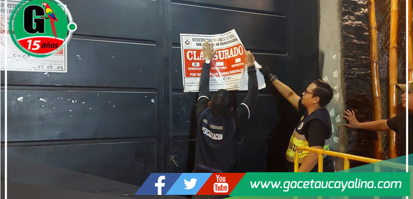 MDY Clausura local nocturno patio 22 - Ex Vifre en operativo de fiscalización 