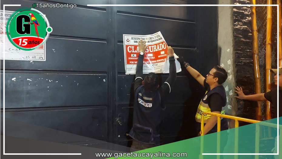 MDY Clausura local nocturno patio 22 - Ex Vifre en operativo de fiscalización