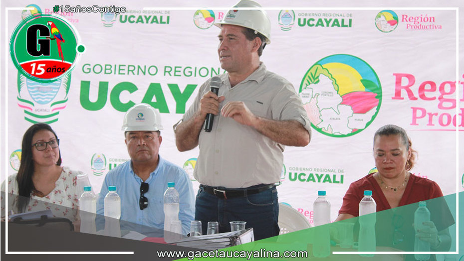 Gobernador anuncia shock de inversiones por más de 500 millones de soles para la región Ucayali