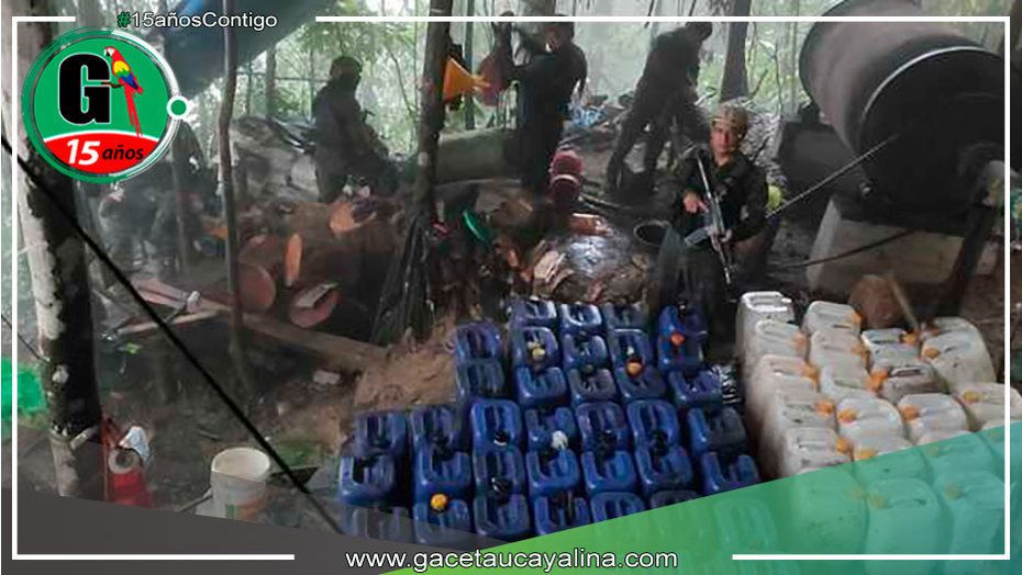 Destruye laboratorios de elaboración de droga en Cusco y Huánuco