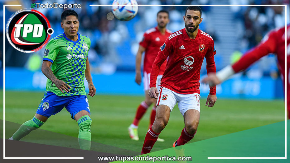 El equipo de Raúl Ruidíaz no pudo, Seattle Sounders perdió ante Al Ahly 1 a 0