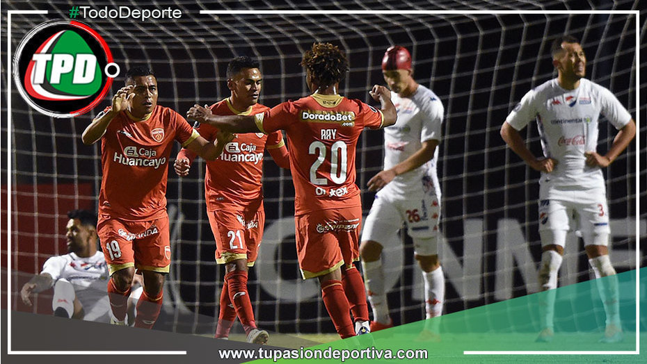 Sport Huancayo derrotó 2-1 al Nacional de Paraguay por ida de la Fase 1 de Copa Libertadores