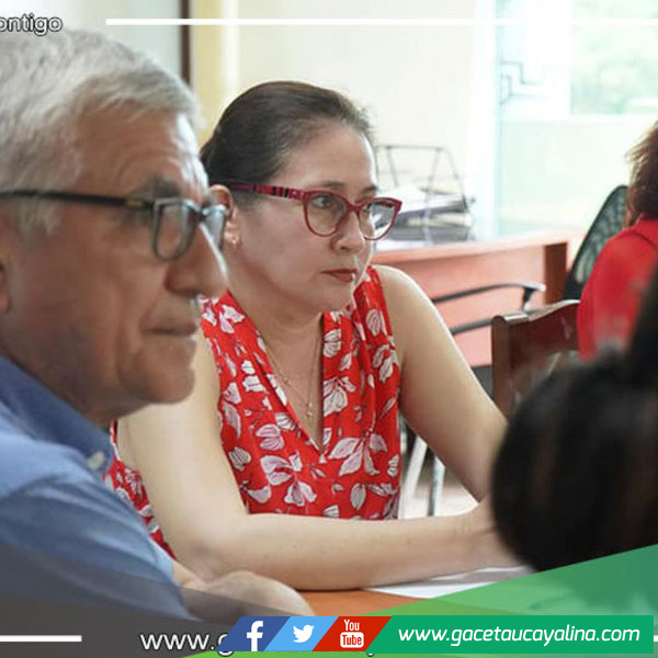 Alcaldesa lideró reunión con vivienda para priorizar proyecto integral de agua para Pucallpa