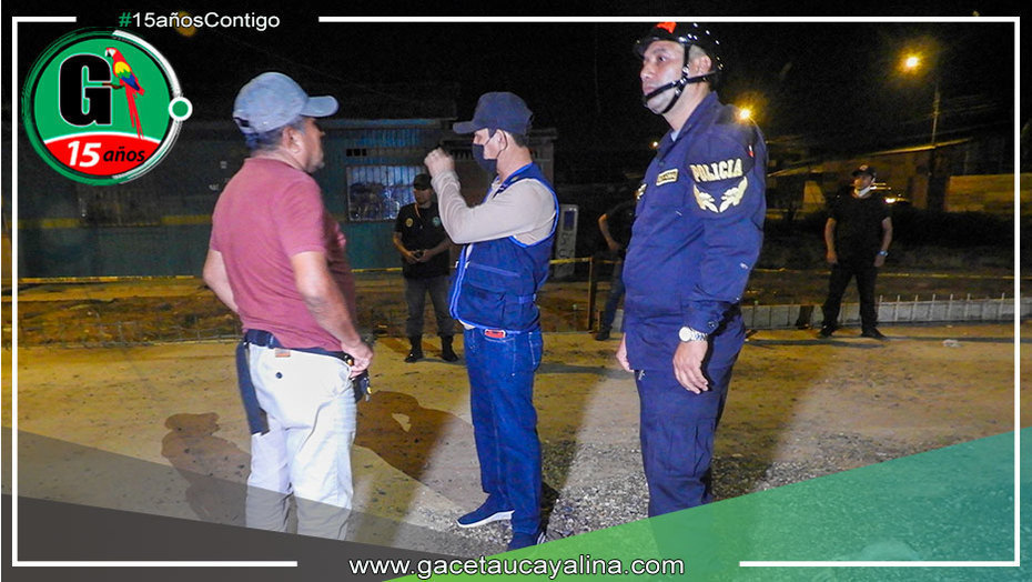 Alcalde de Manantay participó en operativo de erradicación de fumaderos
