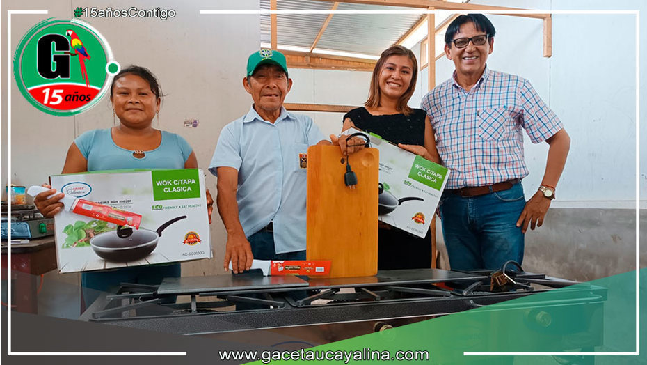 Municipalidad distrital de Yurúa hace entrega de cocina a gas y otras donaciones
