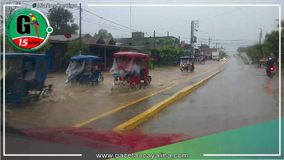 104 distritos se encuentran en riesgo por precipitaciones
