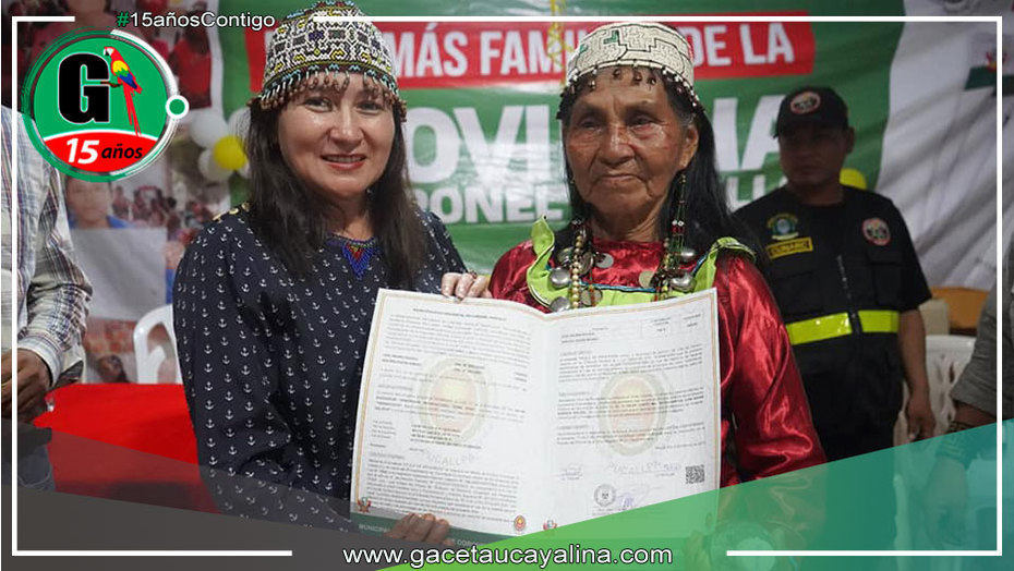 Vecinos del A.H. Bena Jema en Yarinacocha ahora son propietarios de los predios que habitan