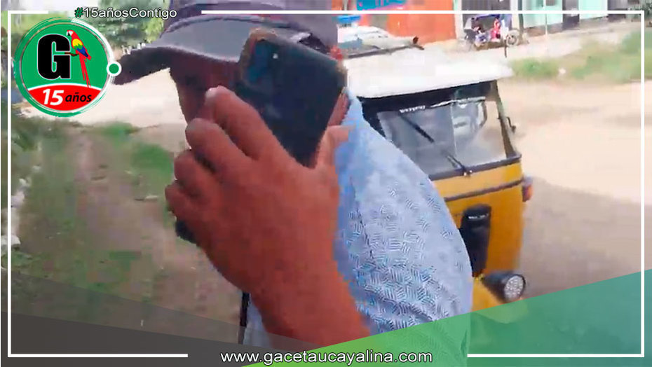 Satipo: Un sujeto amenaza a periodista con quitarle su cámara y denunciarle por grabarle