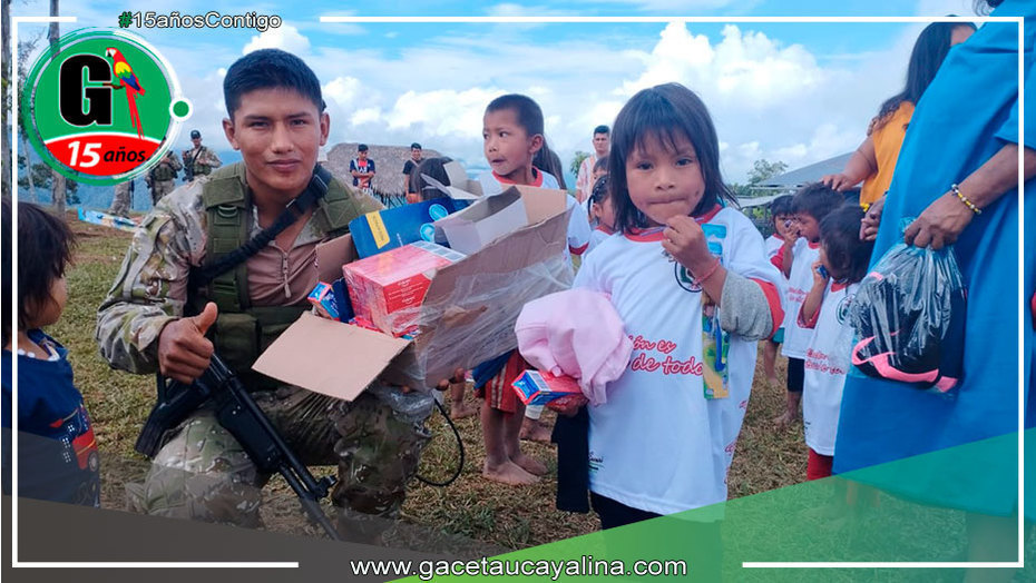 Vraem: Realizan Acción Cívica conjunta en beneficio de la comunidad nativa Parijaro