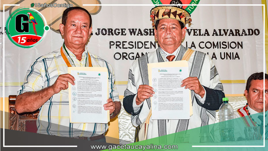Realizan firma de convenio interinstitucional entre la Municipalidad de Atalaya y la UNIA