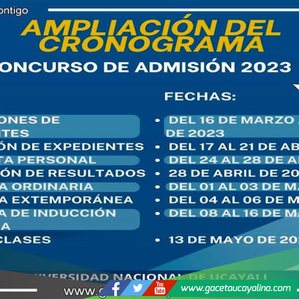 Escuela de Posgrado de la UNU Amplían inscripción de postulantes hasta el 08 de abril 