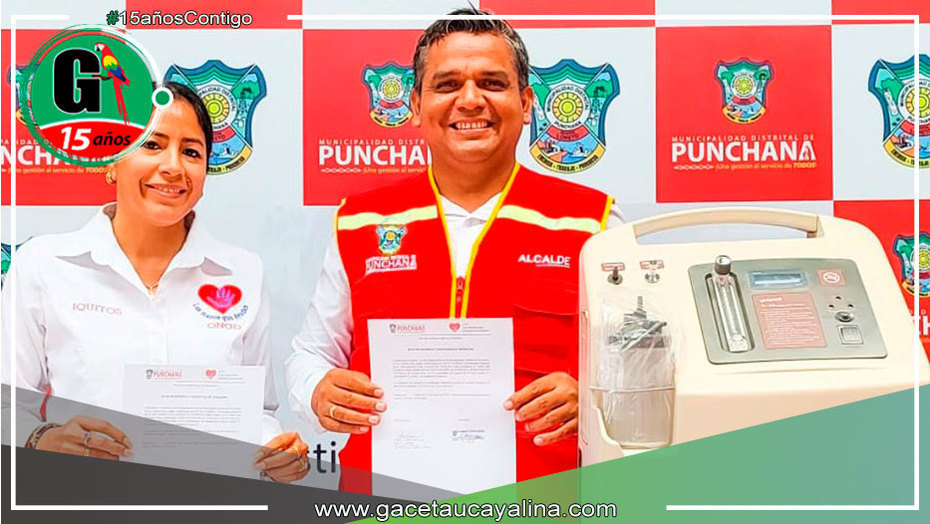 Ong “Las Manos que Ayudan de Corazón” entregan una donación a Municipalidad de Punchana
